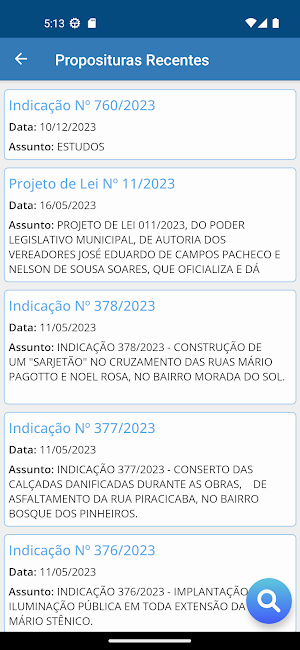 Câmara Municipal de Capivari Screenshot 1