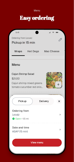 Localz Kitchen Screenshot 2