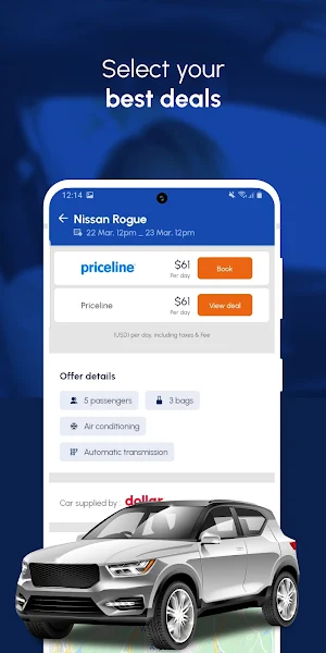 Rent a Car・Cheap Rental Cars Screenshot 2