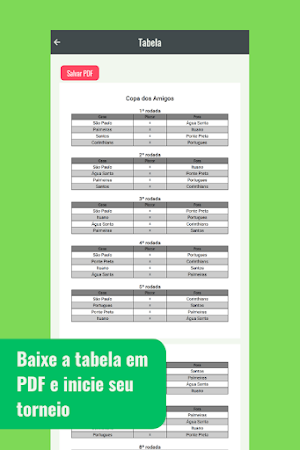 Tabela de Futebol Screenshot 2
