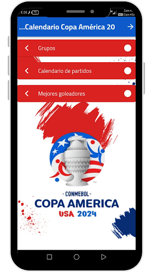 Calendario Copa América 2024 Screenshot 3