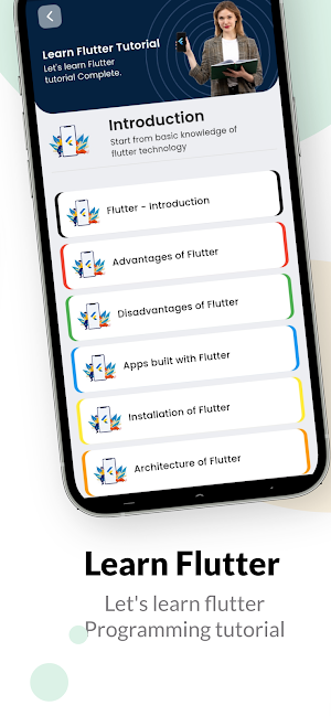 Learn Flutter and Dart Screenshot 1