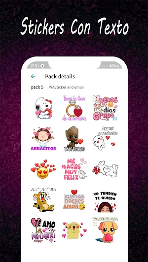 Stickers de amor para whatsapp Screenshot 3