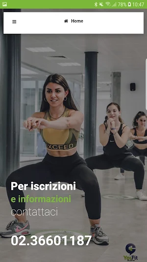 YouFit Via Bergamo Screenshot 2