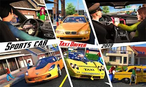 Yellow Cab American Taxi Driver 3D: New Taxi Games Screenshot 2