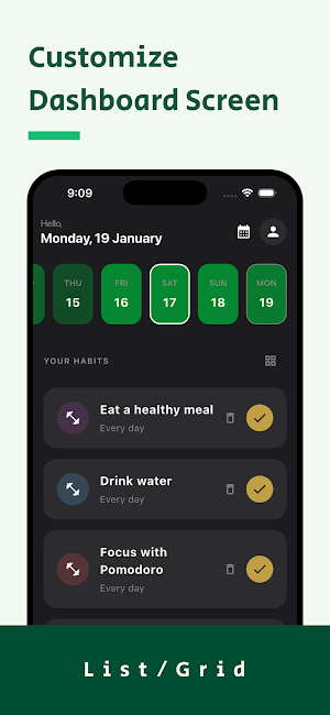 Habit Tracker Screenshot 2