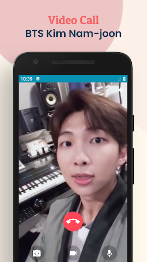 Rap Monster Fake Chat & Call Screenshot 3