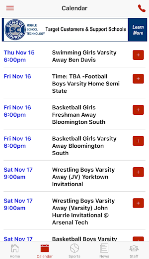 Southport Athletics - Indiana Screenshot 2