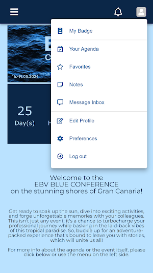 EBV BLUE CONFERENCE Screenshot 2