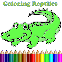 Coloring Cute Reptiles