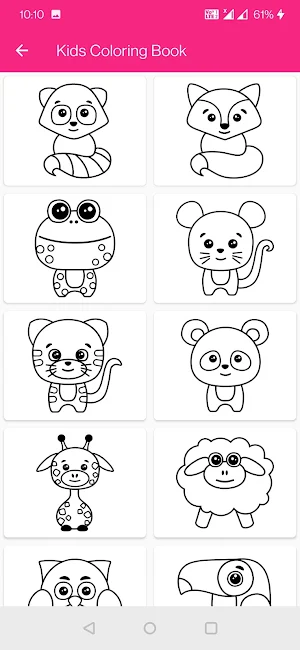 Kids Drawings Coloring Book Screenshot 2