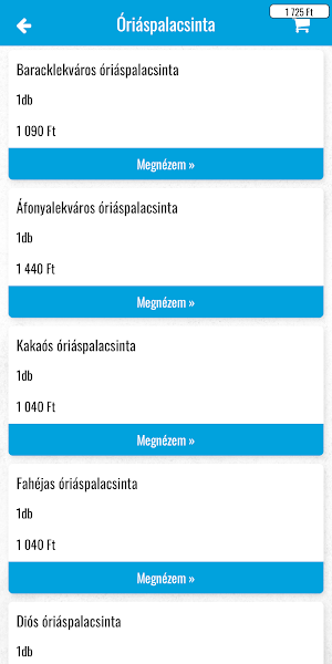 Holiday Palacsintázó & Ételbár Screenshot 3