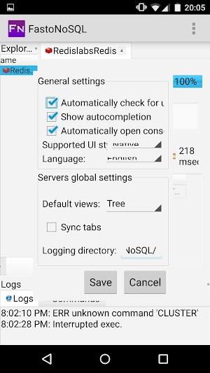 FastoNoSQL Screenshot 2