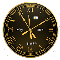 Live Night Clock Wallpaper HD