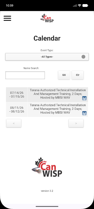 CanWISP Member App Screenshot 2