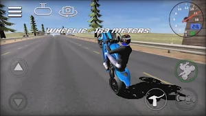 Wheelie Rider 3D - Traffic rider wheelies rider Screenshot 2
