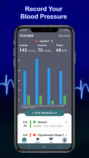 Smart Blood Pressure Tracker Screenshot 0