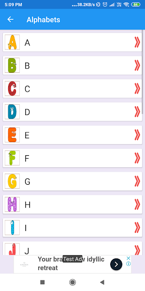 Kids Nursery Charts Screenshot 2