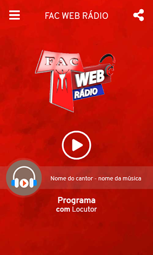 FAC WEB RÁDIO Screenshot 1
