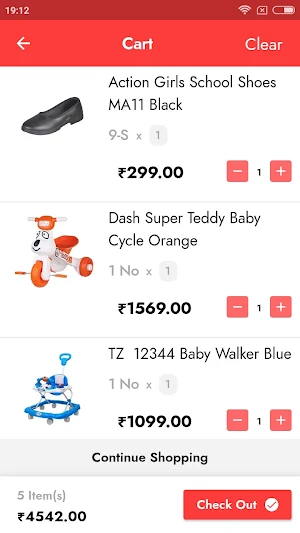 TIPTOP Online Shopping App Screenshot 2