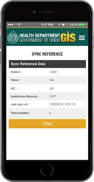 GIS Health Sindh Screenshot 3