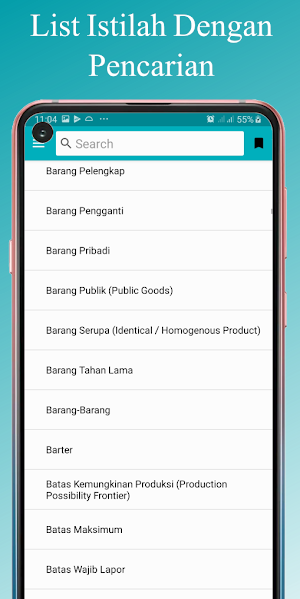 Kamus Istilah Ekonomi Screenshot 2