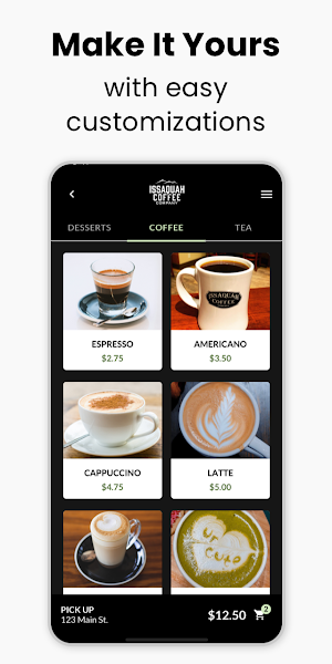 Issaquah Coffee Company Screenshot 2