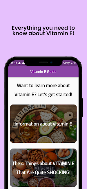 Vitamin E Guide Screenshot 0