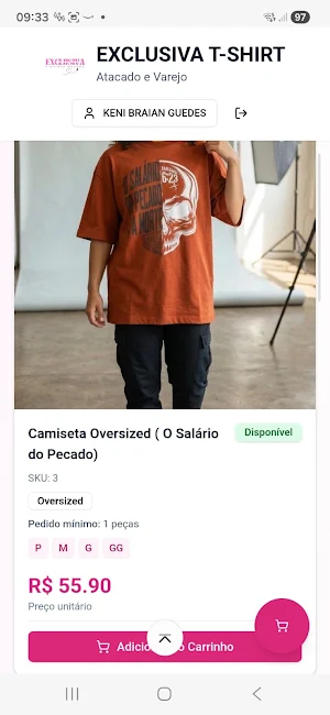 Exclusiva T-shirts Screenshot 1