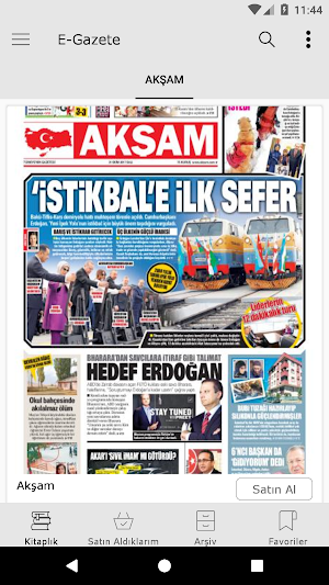 Akşam E-Gazete Screenshot 1