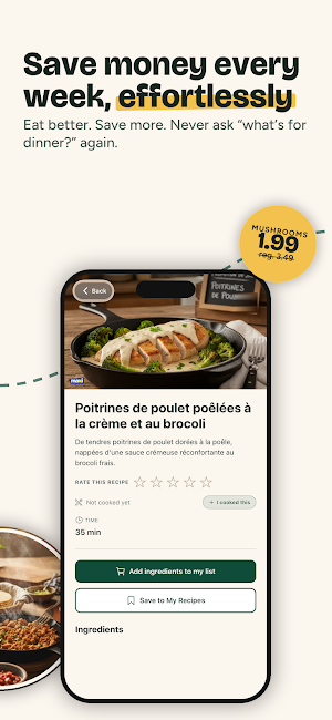 DishSavvy: Recipes & Deals Screenshot 1