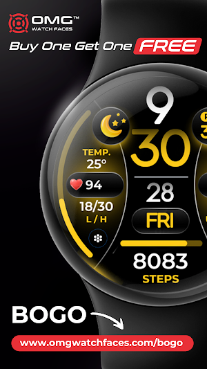 OMG 346 Weather Fitness Watch Screenshot 2