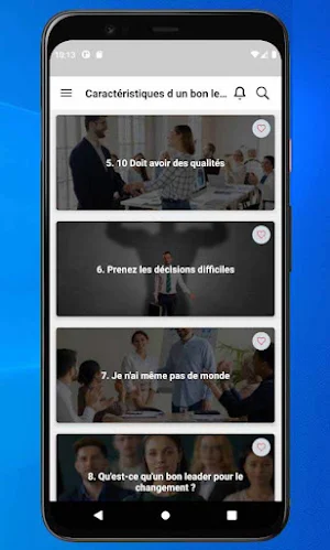Caractéristiques d'un bon leader Screenshot 2