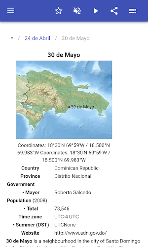 Populated places in Dominican  Screenshot 2