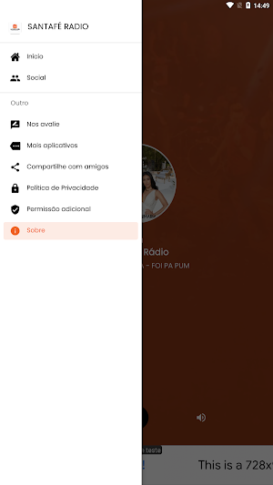 Santafé Rádio Web Rádio 24 horas - Goiânia Screenshot 1