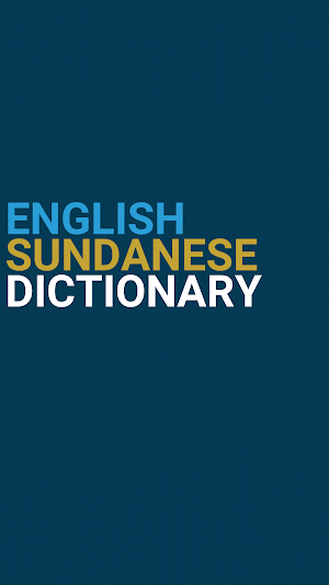 English : Sundanese Dictionary Screenshot 0