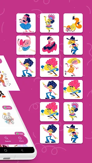 Dance Stickers Screenshot 2