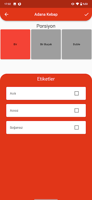 Bilnex Restoran Mobil Screenshot 3