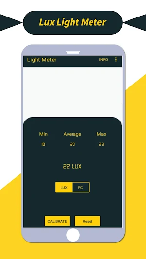 LUX Light Meter Screenshot 2