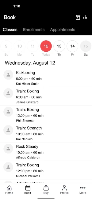 Element Gym Screenshot 1