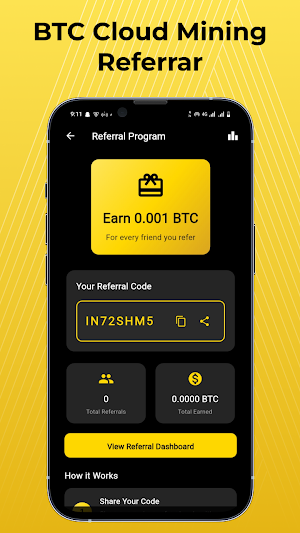 BTC Cloud Mining Simulator Screenshot 2