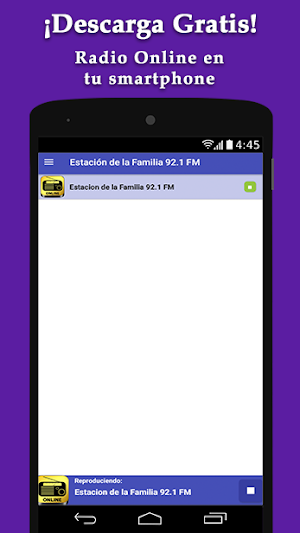 92.1 Estacion de la Familia - Radio Online Screenshot 1