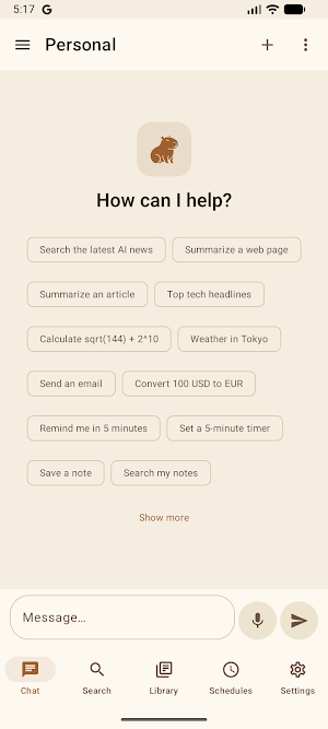 Capy Helper Screenshot 0