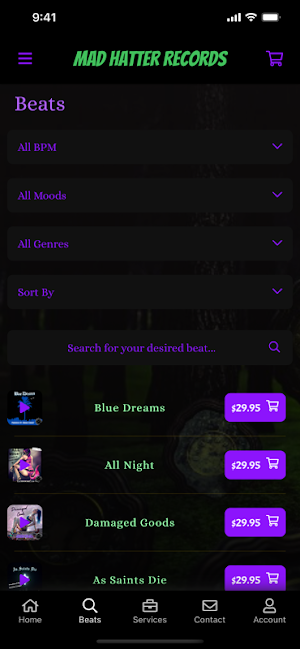 Mad Hatter Records Screenshot 1