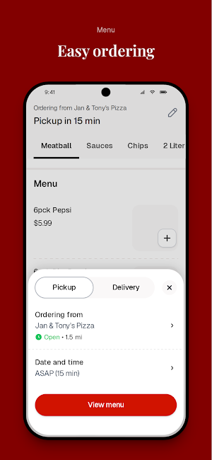 Jan & Tony's Pizza Screenshot 2