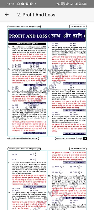 SSC MATH Book By Aditya Sir Screenshot 3