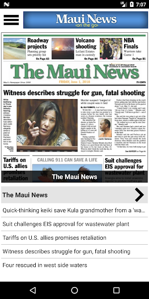Maui News On The Go Screenshot 0