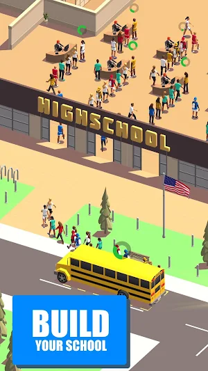 Idle School 3d - Tycoon Game Screenshot 0