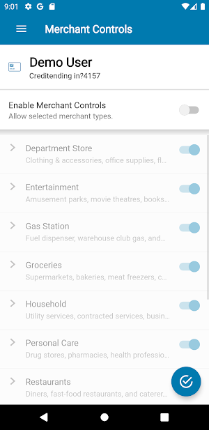 LibertyOne CardControl Screenshot 1