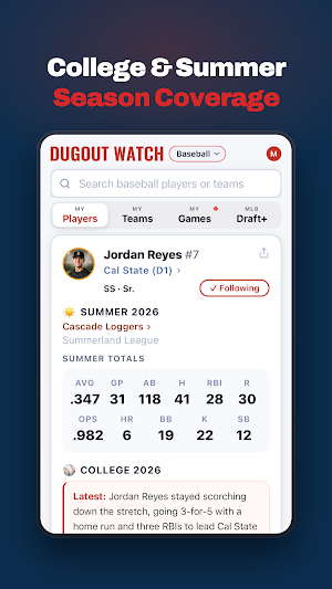 Dugout Watch Screenshot 2